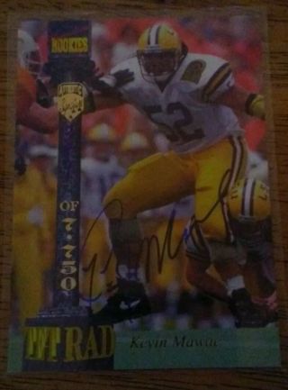 Kevin Mawae Signed Auto 1994 Signature Rookies /7750 Rc