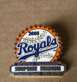 2003 Kansas City Royals Spring Training Surprise Stadium Inaugural Season Pin