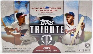 Alex Bregman - 2019 Topps Tribute Baseball 6 Box Full Case Player Break