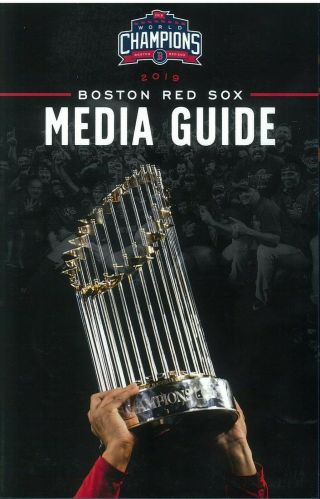 2019 Boston Red Sox Media Guide - Mookie Betts/chris Sale/j.  D.  Martinez