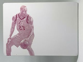 2017 - 18 Flawless Lebron James Most Valuable Printing Plate 1/1