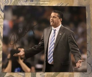 John Calipari Signed 8x10 Photo Kentucky Wildcats Head Coach Hall Of Fame