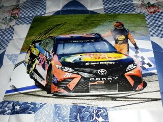 Martin Truex Jr Signed 2018 5 Hour Energy Spinout Win 8 X 10 Photo