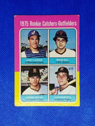 1975 Topps 620 Rookie Catchers Gary Carter Rookie Rc Montreal Expos Gd - Vg