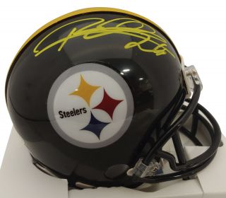 Steelers Rod Woodson Authentic Signed Black Mini Helmet Bas Witnessed