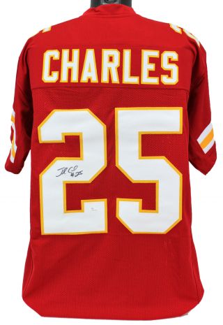 Chiefs Jamaal Charles Authentic Signed Red Jersey Autographed Jsa Witness
