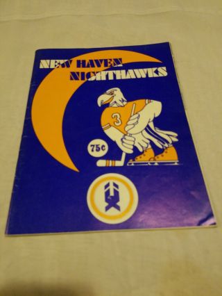 Haven Nighthawks Program 1977 - 1978