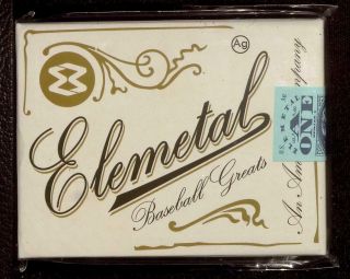 Elemetal Baseball Greats Silver Bar Series |.  999 Silver 1 Oz |