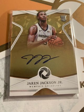 2018 - 19 Panini Opulence Jaren Jackson Jr Rookie Autograph Memphis Grizzlies /79