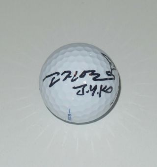 Jin Young Ko Signed Auto 