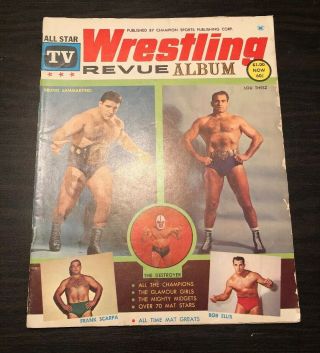 1965 All Star Wrestling Revue Album Buddy Rogers Lou Theiz Ernie Ladd Sanmartino