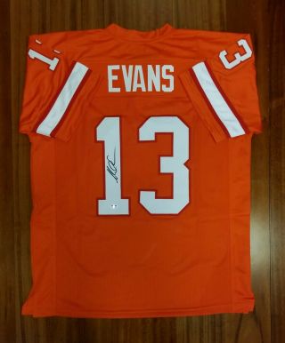 Mike Evans Autographed Signed Jersey Tampa Bay Buccaneers Psa Dna