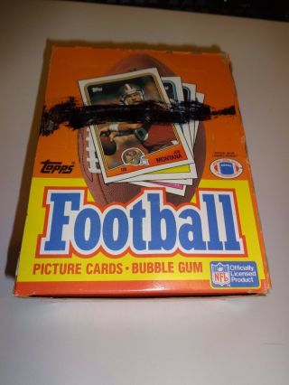 1988 Topps Football Wax Box Fresh From Case