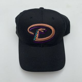 Vintage Arizona Diamondbacks Snapback Hat Cap 90s Vtg Black