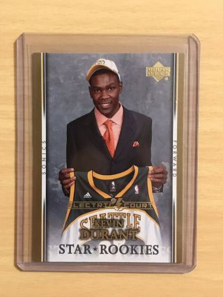 Kevin Durant 2007 - 08 Upper Deck Star Rookies Electric Court Rc