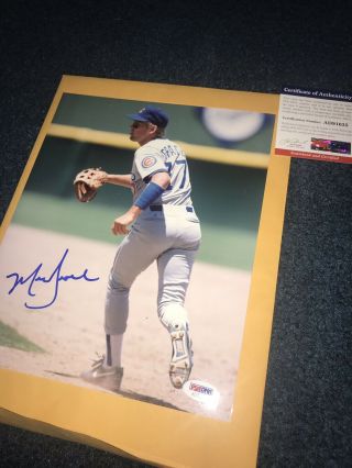 Chicago Cubs Mark Grace Hand Signed 8x10