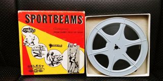 Vintage Sportbeam 29 Baseball All Star Game Of 1948 8mm Film Reel W/ Box