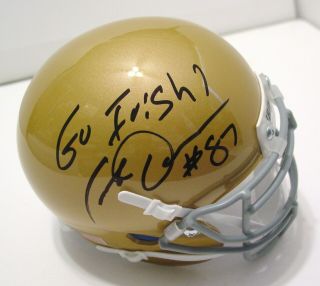 Lake Dawson Signed/autographed Notre Dame Fighting Irish Mini Helmet W/coa