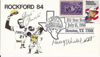 Harry Wendelstedt Signed 1986 All Star Game Fdc 7/15/86 As Station Houston D12