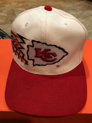 Vintage 90s Pro Line Kansas City Chiefs Snapback Nfl Sports Specialties Cap Hat