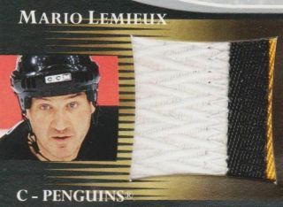 05 - 06 Sidney Crosby / Mario Lemieux Ultimate SP Gold Rookie Jersey Patch /25 3