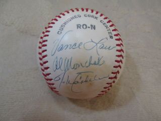 Vintage 1980 Pittsburgh Pirates Team Auto Signed Baseball Willie Stargell
