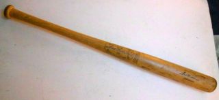 Vintage Ted Williams Wooden Baseball Bat Sears Roebuck Hold Fast Treated 3