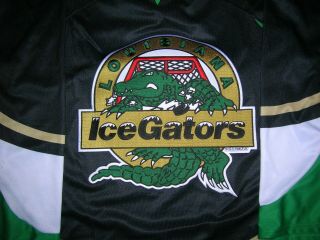 Louisiana Ice Gators Hockey Jersey OT Brand Goalie Cut Size 58G 2