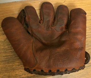 Vintage Jc Higgins Split Finger Baseball Glove Model 1675 Peanuts Lowery Rh