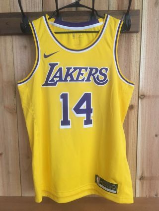 Brandon Ingram Los Angeles Lakers Nike Swingman Icon Edition Gold Sz L 48