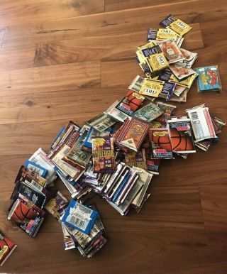 120 Vintage Basketball Card Packs - From 80s & 90s - Liquidation Prices