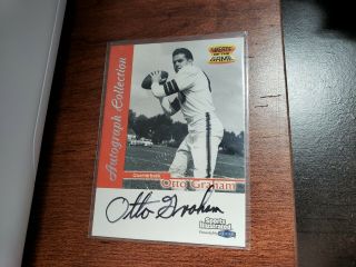 1999 Fleer Otto Graham Sports Illustrated Autograph Auto Card