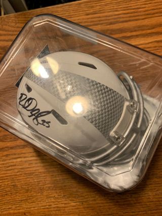 Richard Sherman Signed Autographed Seattle Seahawks Speed White Mini Helmet