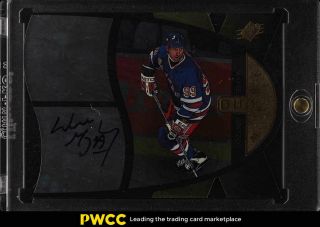 1997 Spx Duo View Die - Cut Wayne Gretzky Auto Dv /100 (pwcc)