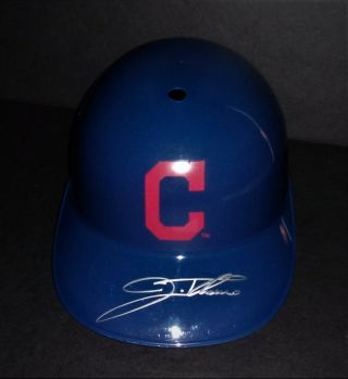 Jim Thome Signed Cleveland Indians Full - Size Batting Helmet Autograph Beckett