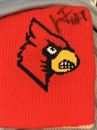 Louisville Cardinals Football Lamar Jackson Signed Game Wristbands