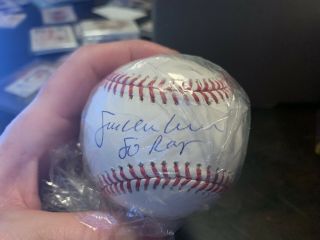 Joe Charboneau • 1980 AL ROY • Signed Baseball Autographed TRISTAR Indians 2