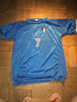 Alessandro Del Piero Italia Jersey Mens L/xl