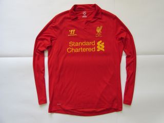 Liverpool 2012/2013 Away Football Soccer Shirt Jersey Maglia Long Sleeve Warrior