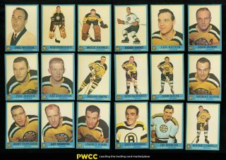 1962 Topps Hockey Mid - Grade Near Complete Set Bobby Hull Mikita Ratelle (pwcc)