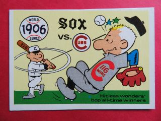 1970 Fleer Laughlin 1906 World Series 3 White Sox Vs Chicago Cubs Ex
