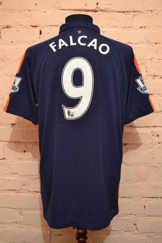 Vintage Fc Manchester United Away Football Shirt 2014/2015 Jersey 9 Falcao
