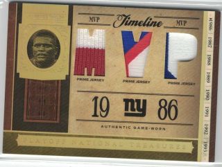 National Treasures York Giants Lawrence Taylor Prime Jersey Patch 03/25