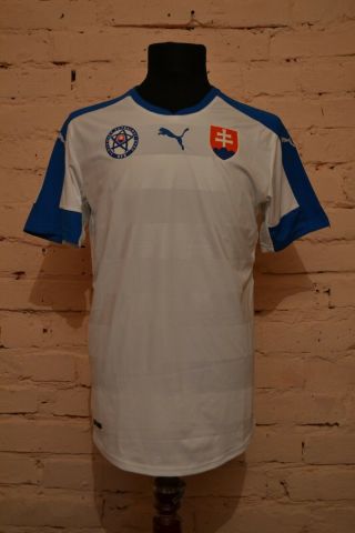 Slovakia National Team 2016/2017 Home Football Soccer Shirt Jersey Puma