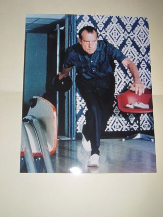 Richard Nixon Bowling 8x10 The Big Lebowski Print Poster Glossy Photo