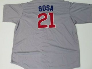 Sammy Sosa Official Chicago Cubs Baseball MLB Majestic Jersey Mens 3XL 2