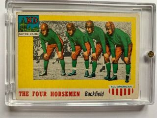 1955 Topps All - American The Four Horsemen 68 Notre Dame