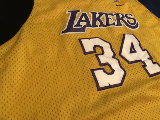 Nike 4xl Shaq Shaquille O’neal Jersey Lakers