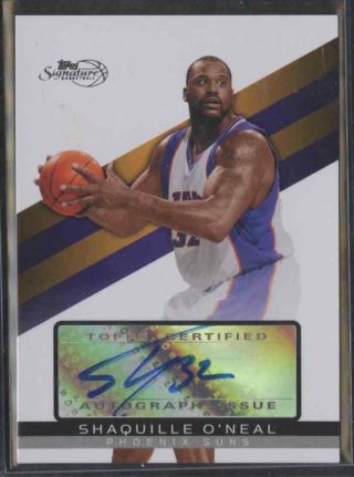 2009 - 10 Topps Signature Autograph Shaquille O 