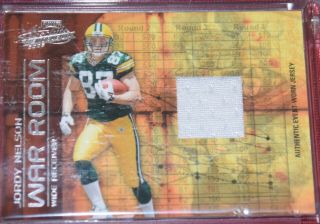 2008 Playoff Absolute Memorabilia War Room Materials Prime Wr - 23 Jordy Nelson
